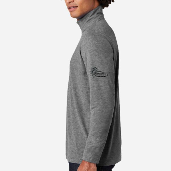 PosiCharge ® Tri Blend Wicking 1/4 Zip Pullover Thumbnail